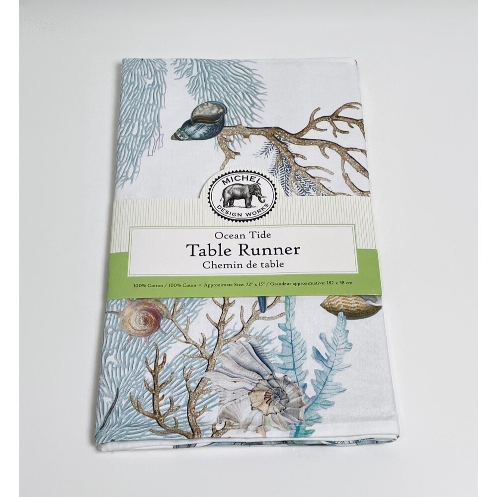 Michel Design Works Ocean Tide Table Runner 72" x 15"